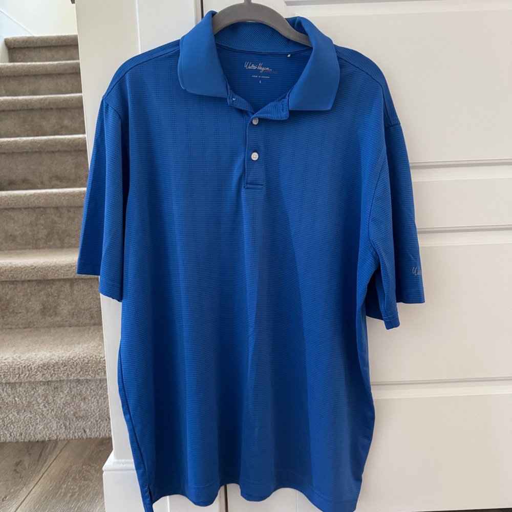 Walter Hagen Essentials Performance Polo Golf Shit Size Large